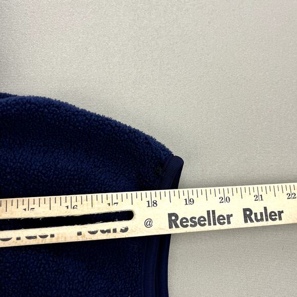 Vintage Columbia Pictures Vest Jacket Adult XL Navy Blue Fleece Movies Film 90s - Picture 10 of 10